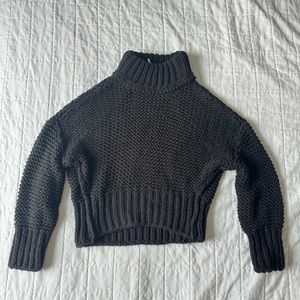 Free People My Only Sunshine sweater, black size XS